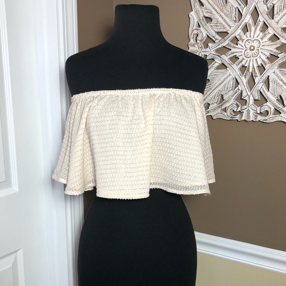 ⭐️ x REVOLVE Bree Crop Top in PearlHouse of Harlow 1960 SMALL - Picture 2 of 8